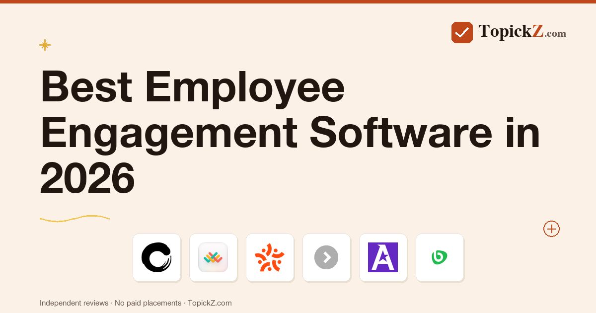 Best Employee Engagement Software in 2026: 20 Tools Tested for HR and People Ops Teams