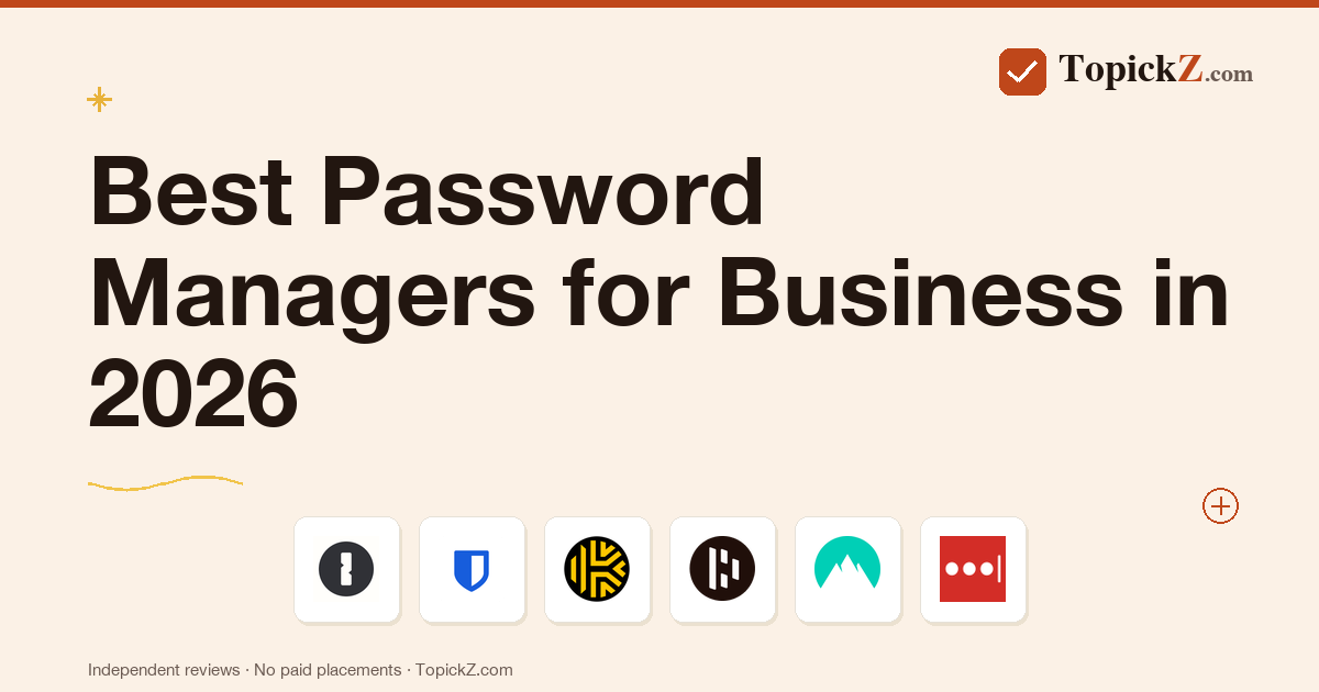 Best Password Managers for Business in 2026: 8 Tools Tested by Security Teams