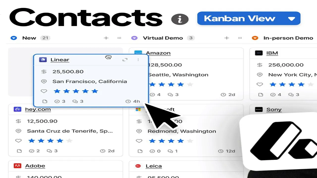 Attio CRM workspace showing flexible data model, custom objects, and relationship graph